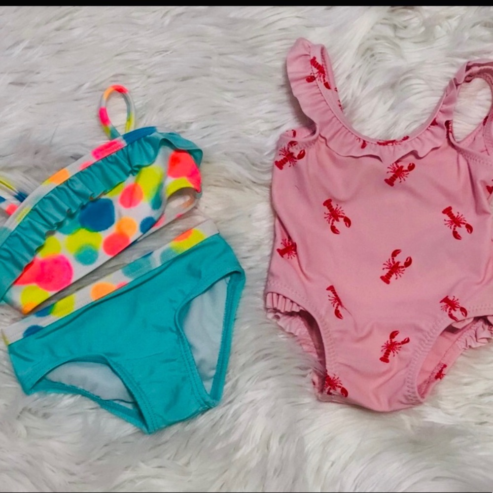 NWOT Baby girl swimsuits